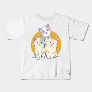 cat family Kids T-Shirt